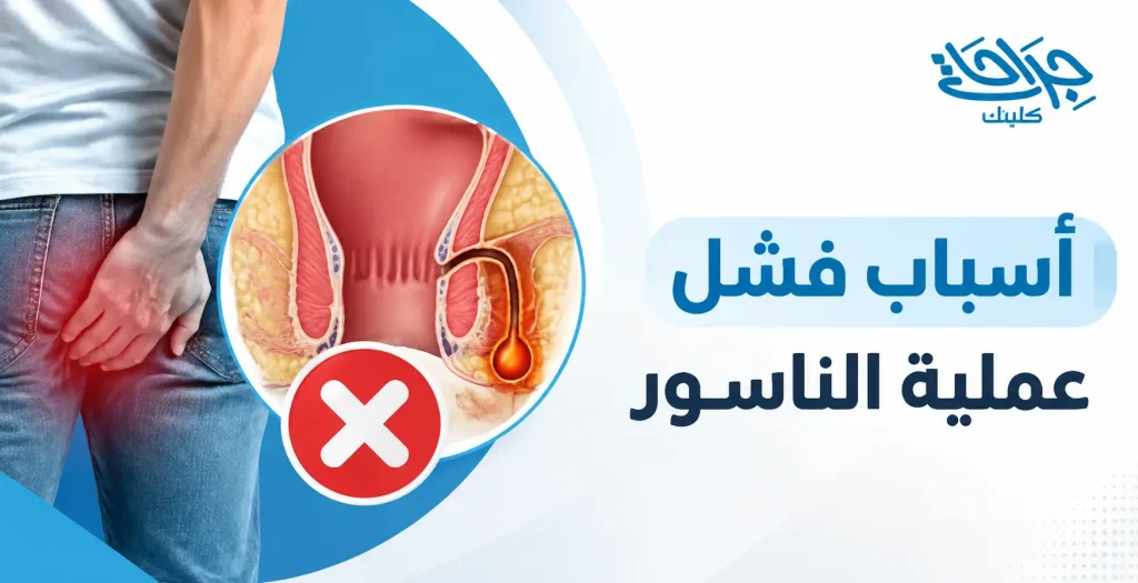 أسباب فشل عملية الناسور