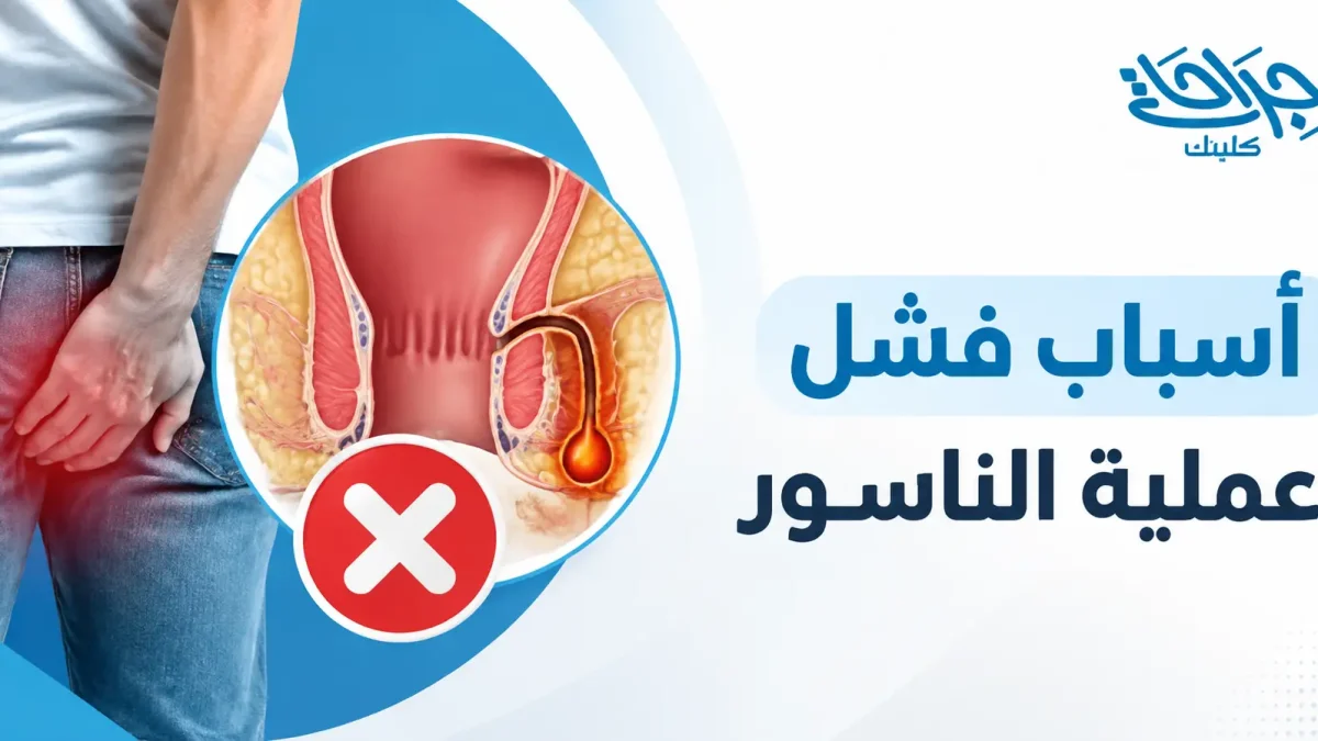 أسباب فشل عملية الناسور