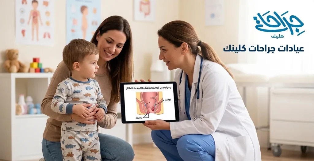 صورة عن شكل البواسير عند الاطفال الداخلية والخارجية